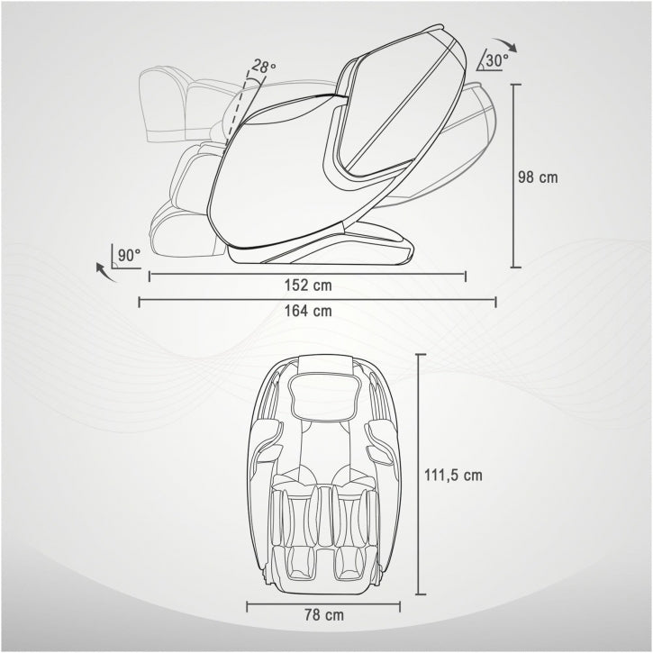 Massagestol MX 8.0z MAXXUS