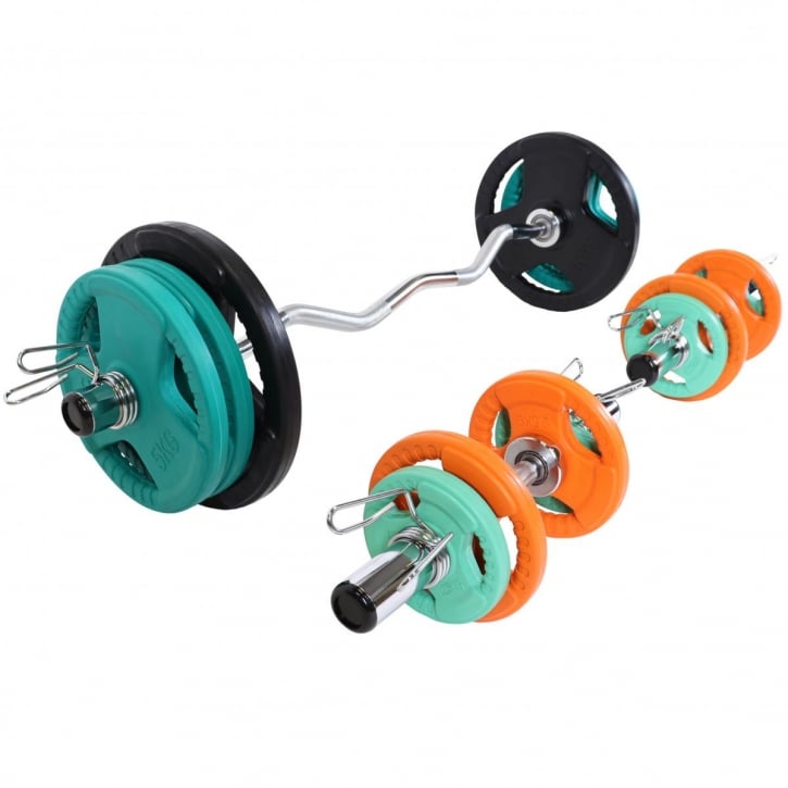 Curlstång Hantlar TRIGRIP 50/51mm - 75kg