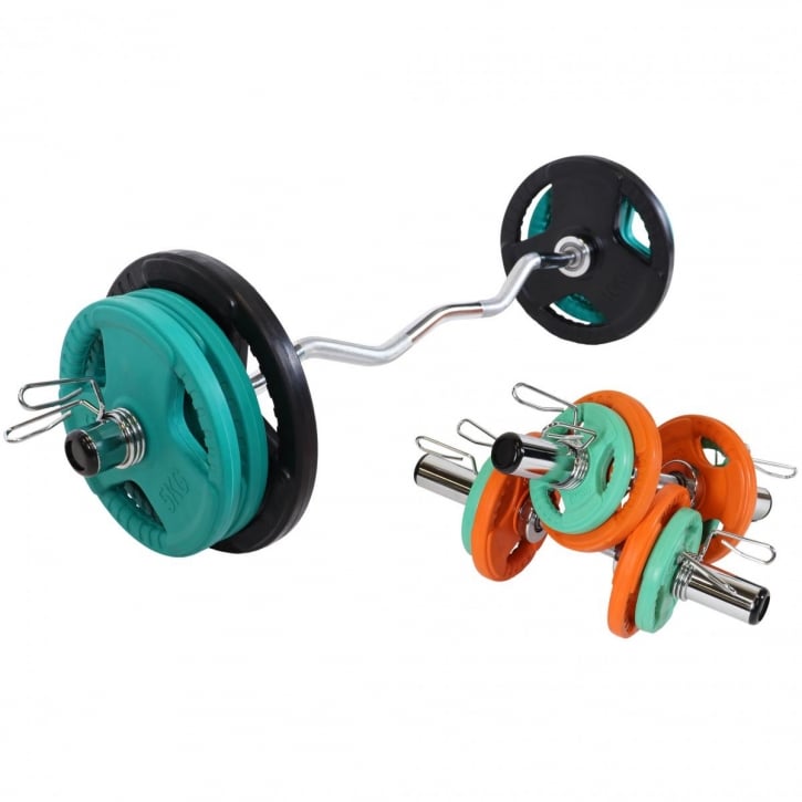 Curlstång Hantlar TRIGRIP 50/51mm - 75kg