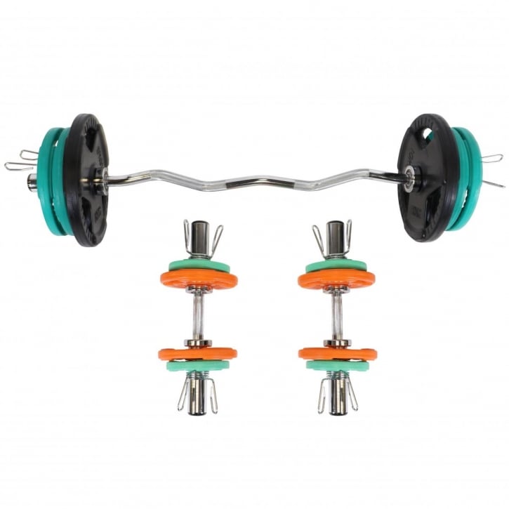Curlstång Hantlar TRIGRIP 50/51mm - 75kg