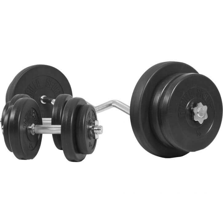 Curlstång Hantlar BASIC Stjärna 70kg