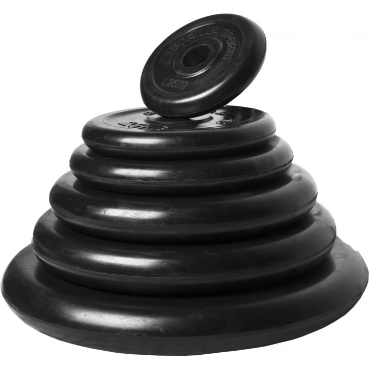 Skivstång Curlstång Hantlar GUMMI 108kg