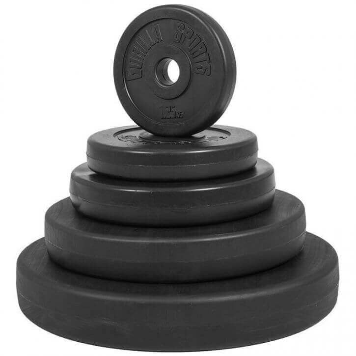 Bänkpress WHITE Skivstång Curlstång Hantelset 100kg