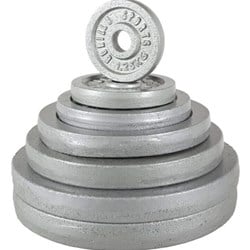  Viktskivor IRON Silver - 0,5kg-30kg
